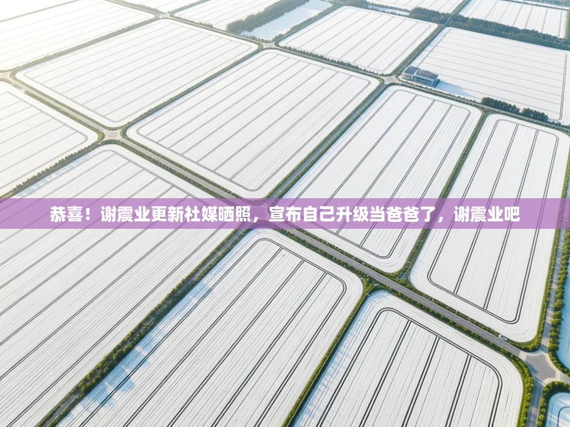 海星体育官网-恭喜!谢震业更新社媒晒照,宣布自己升级当爸爸了,谢震业吧 第1张